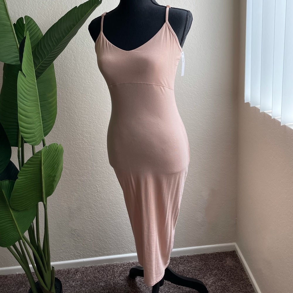 ASOS Nude Midi Dress